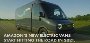 Amazon presenta i furgoni elettrici Rivian