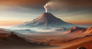 Un enorme vulcano scoperto su Marte