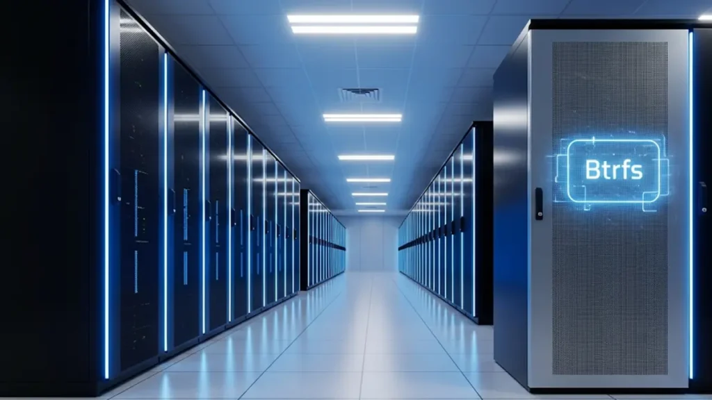 Server rack in un data center moderno
