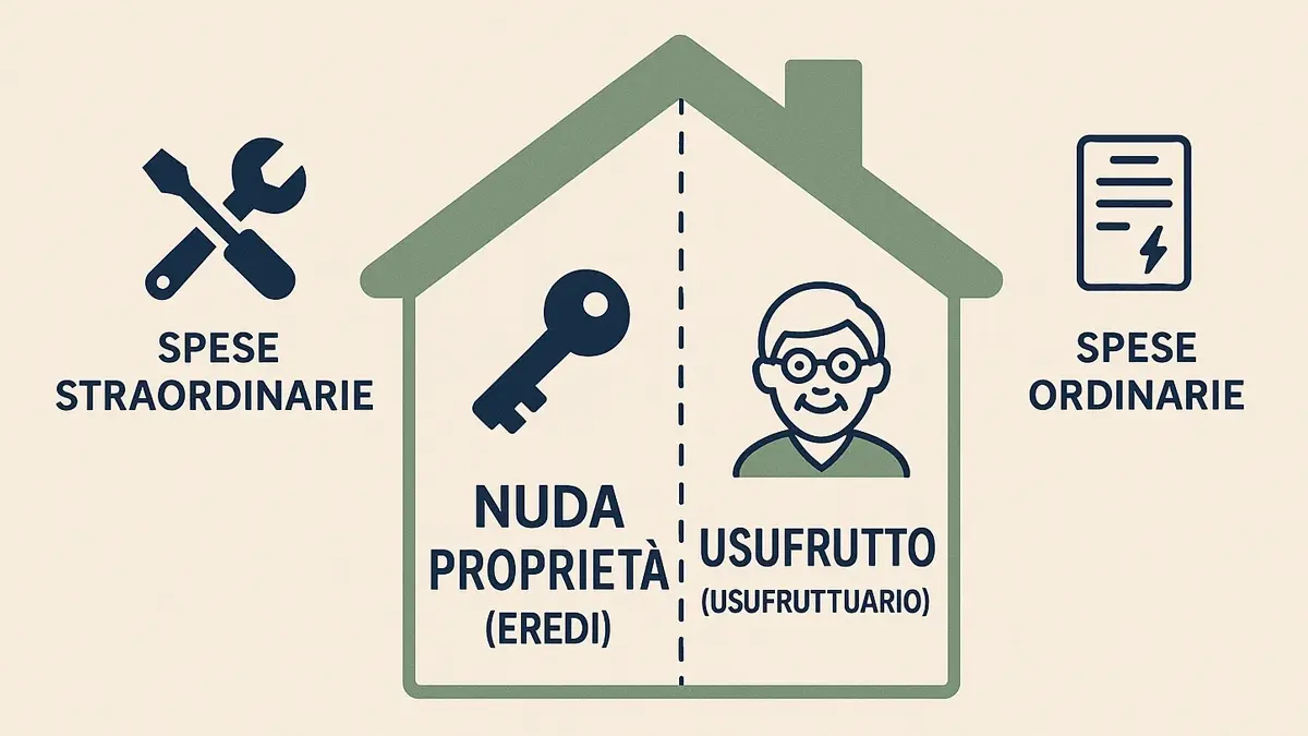 Divisione Ereditaria con Usufruttuario: Un Equilibrio Delicato