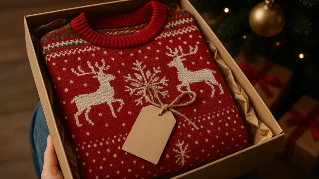 Il fascino dei maglioni natalizi come regalo