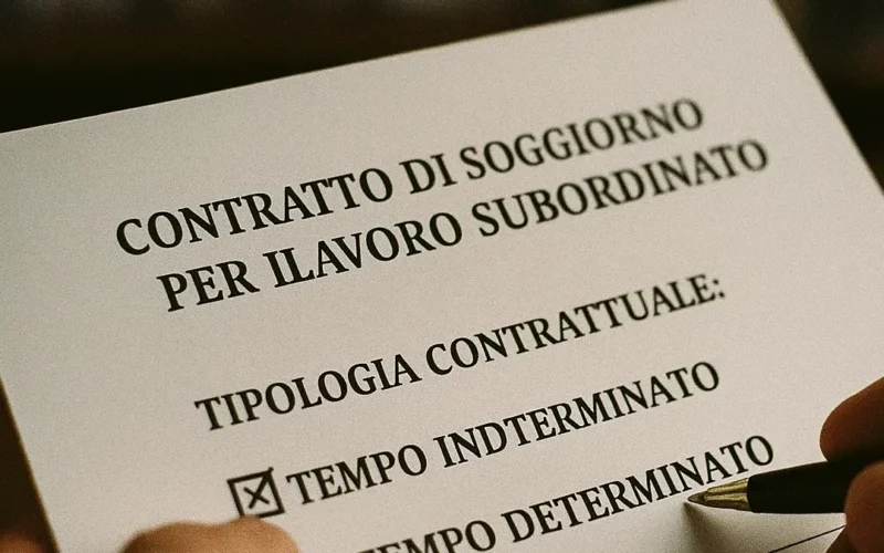 Che tipo di contratto di lavoro serve per il permesso di soggiorno