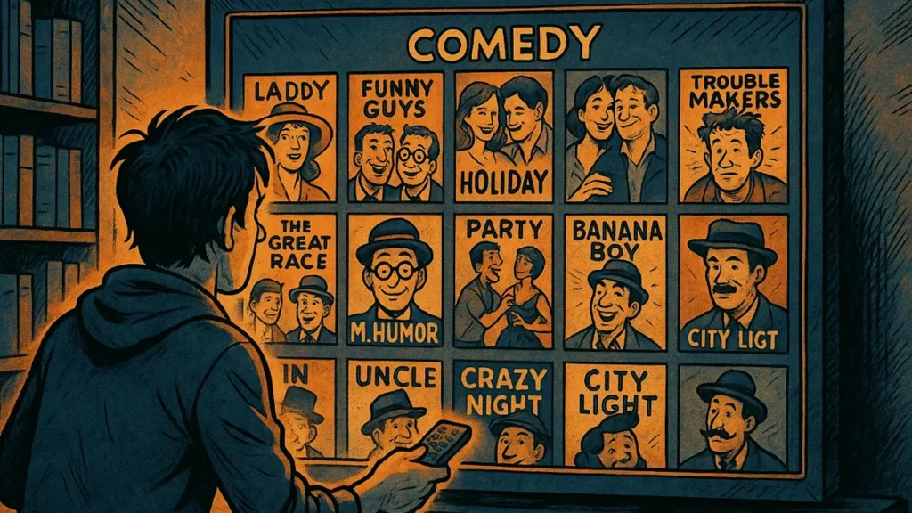 Scena cult da film comici famosi