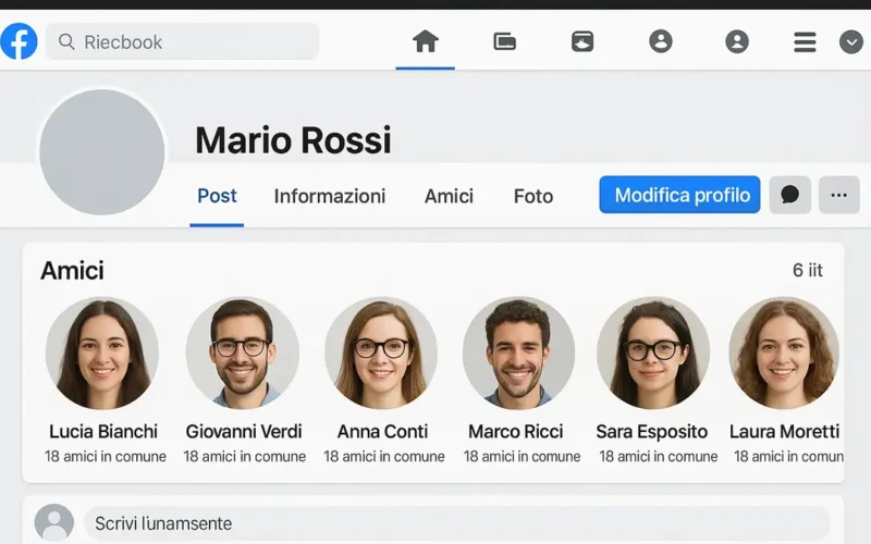 Chi Sono i 6 Amici Che Compaiono sul Profilo Facebook di un Amico? Scopri Cosa C’è Dietro