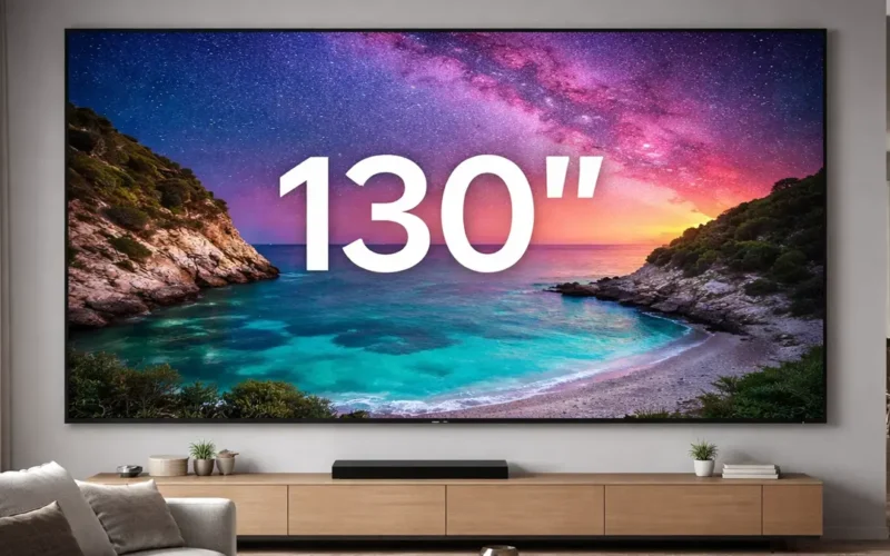 Samsung presenta il più grande LCD al mondo: display micro RGB da 130 pollici