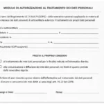 Modulo autorizzazione trattamento dati personali: guida e requisiti