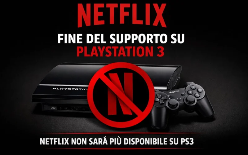 Netflix non sarà più disponibile su PlayStation 3 da marzo
