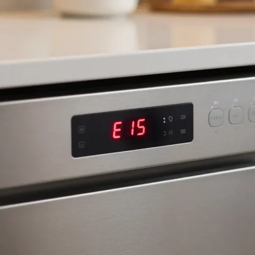 Errore E15 lavastoviglie Bosch: cosa significa e come comportarsi