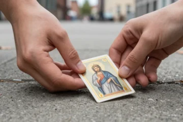 Trovare un santino per terra: significato, tradizione e cosa fare davvero