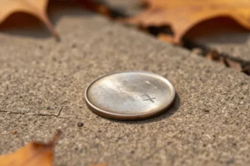 Trovare una medaglietta per terra: significato, simboli e cosa fare subito