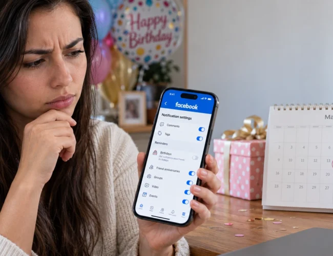 Perché Facebook non mi ricorda più i compleanni