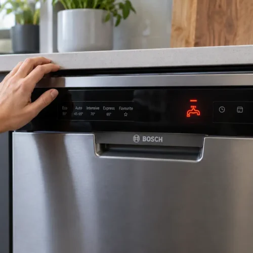 Errore lavastoviglie Bosch: simbolo rubinetto acceso