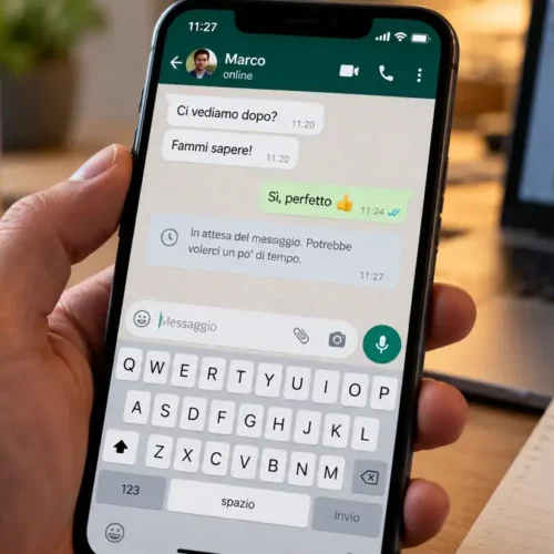 WhatsApp: messaggio in attesa, cosa significa e come risolvere