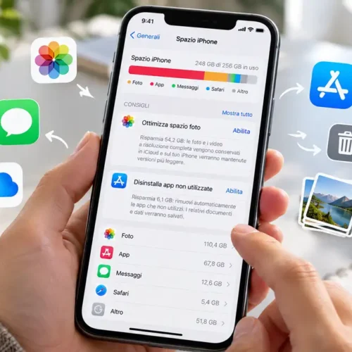 iPhone memoria piena: cosa cancellare senza perdere dati importanti